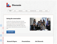 Tablet Screenshot of discursis.com